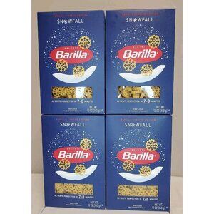 Barilla Snowfall Pasta Limited Edition 12 oz Lot of 4 Packs New Best By 05/2027